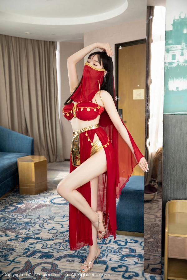   [XiuRen]高清写真图 2023.07.19 No.7103 柚琪Rich 西域舞服第10张图片