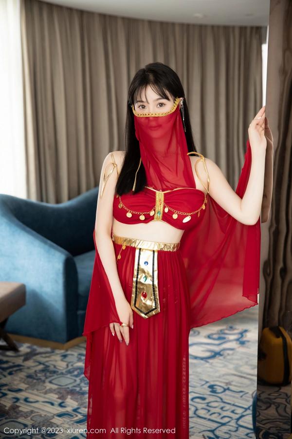   [XiuRen]高清写真图 2023.07.19 No.7103 柚琪Rich 西域舞服第12张图片