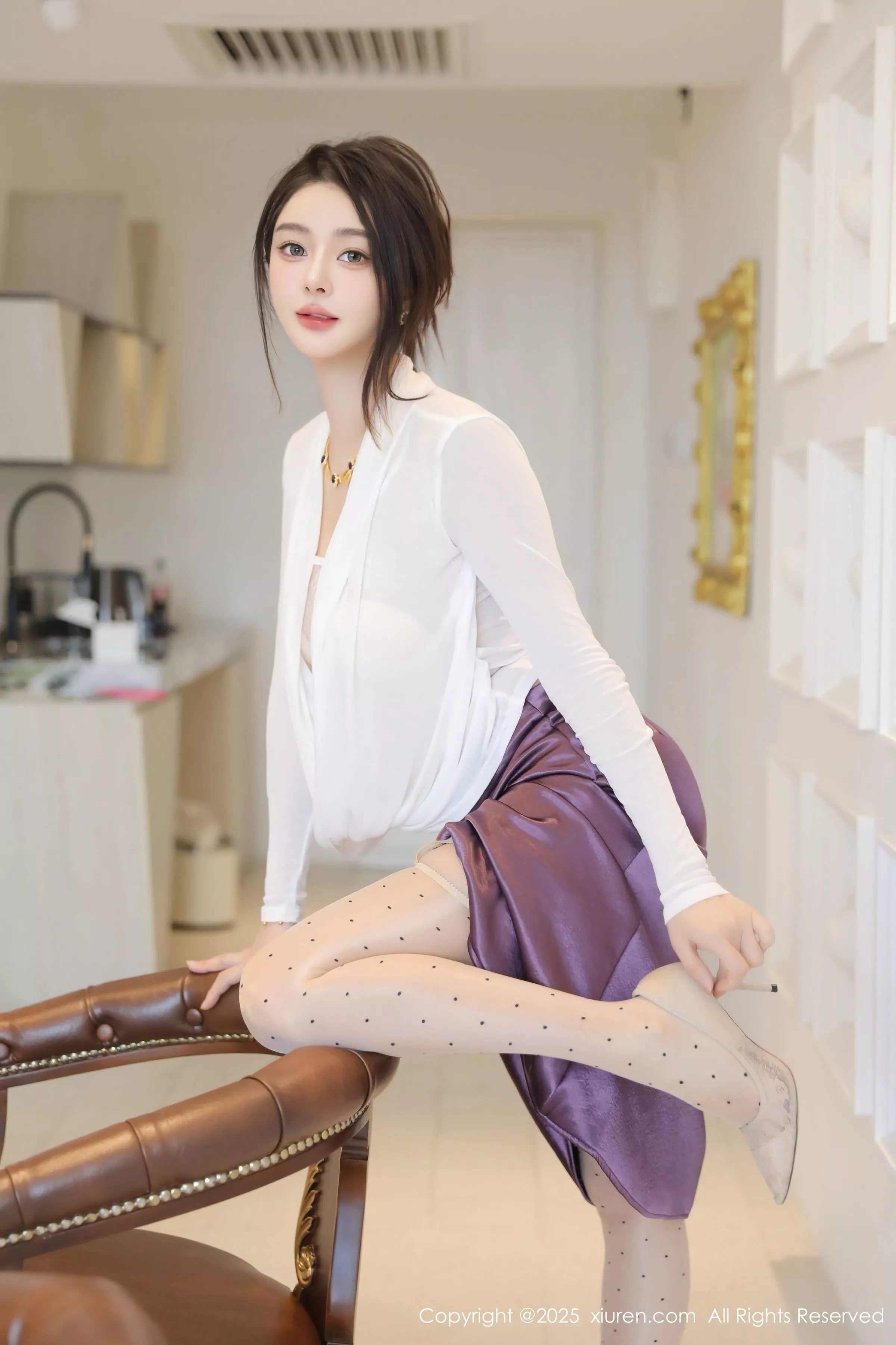   [XiuRen]高清写真图 2025.04.25 No.10201 Candy糖糖 诱人肉丝第15张图片