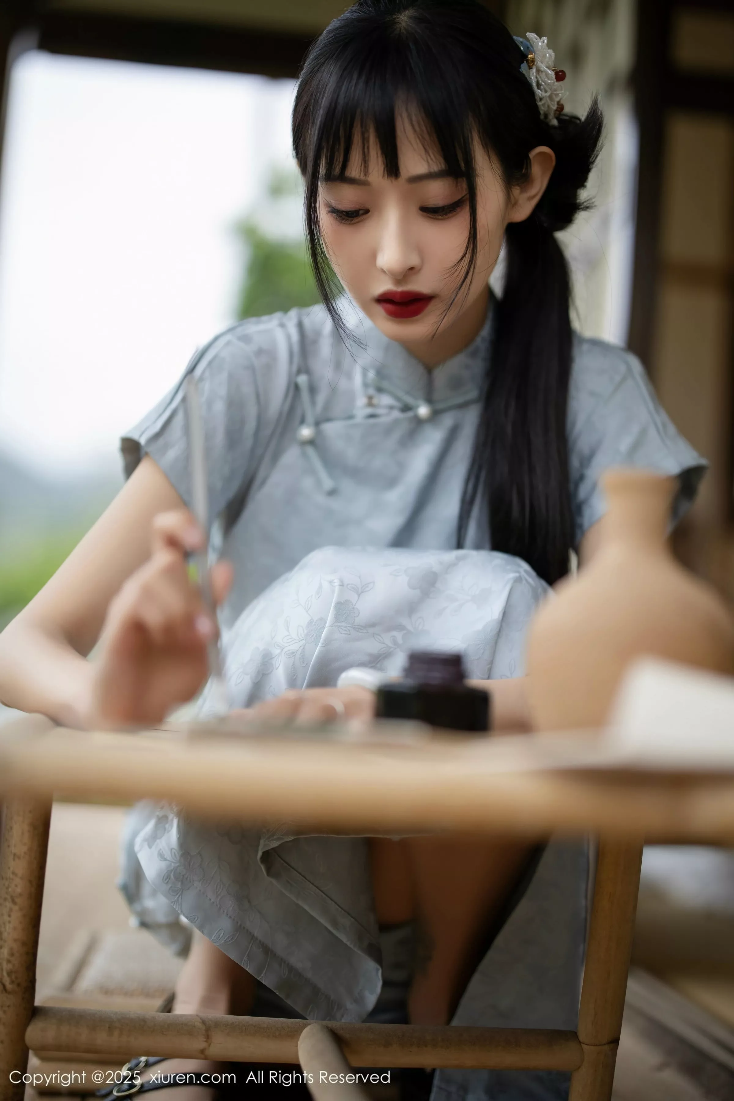  [XiuRen]高清写真图 2025.05.15 No.10278 茂木希子 日式旗袍第14张图片