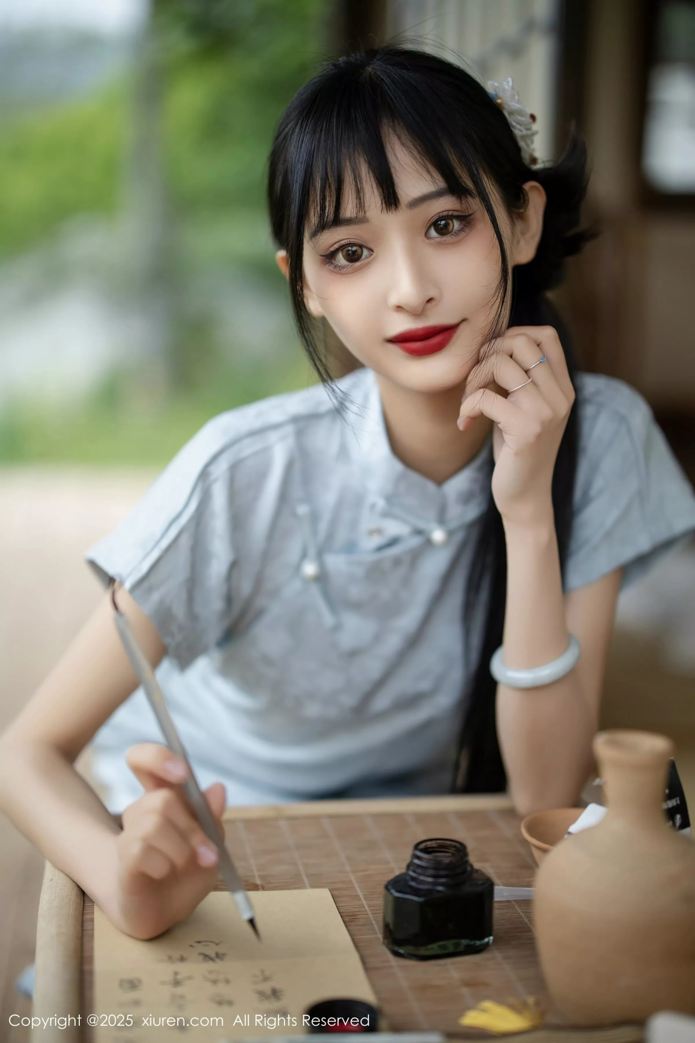   [XiuRen]高清写真图 2025.05.15 No.10278 茂木希子 日式旗袍第17张图片