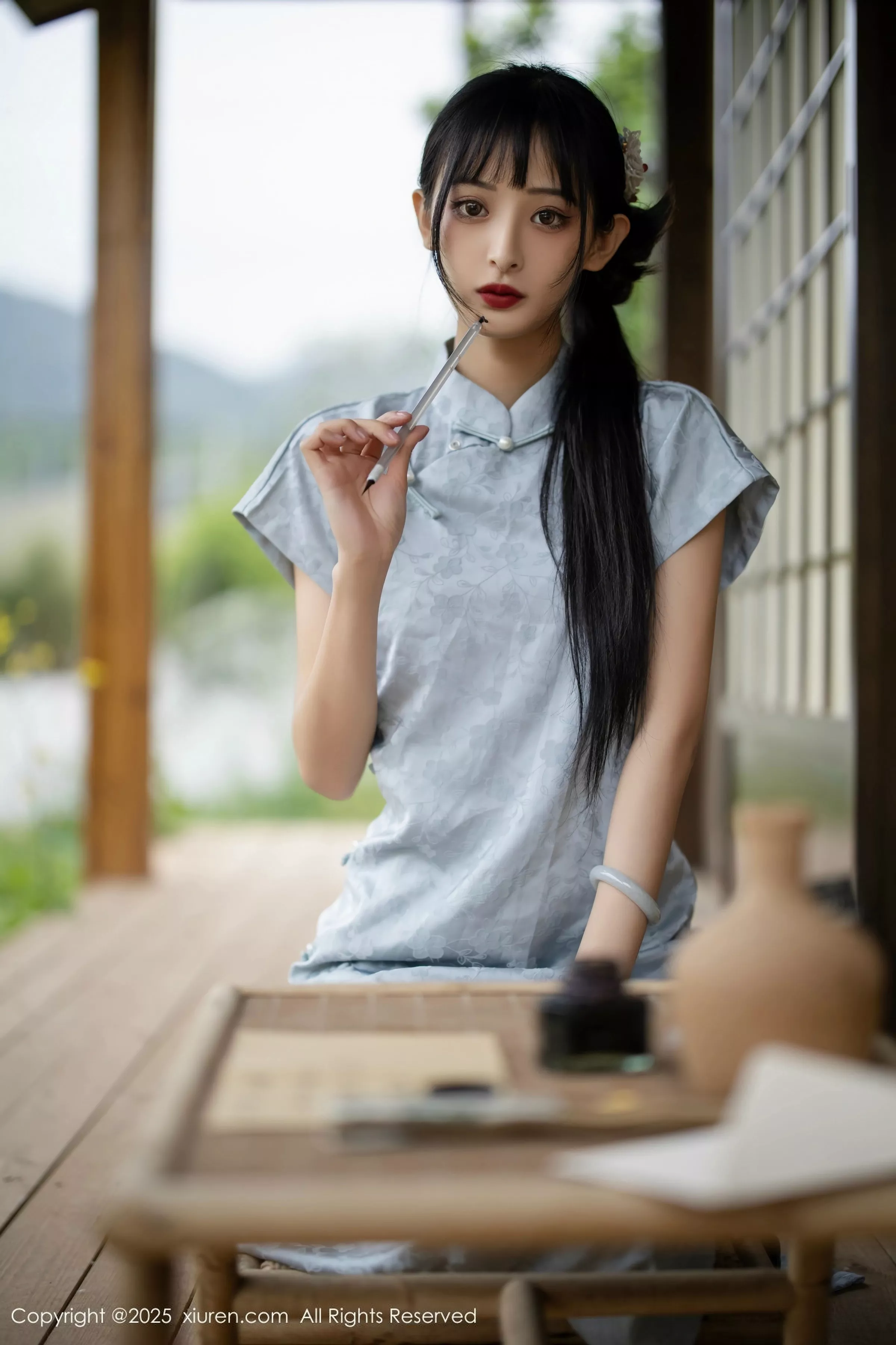   [XiuRen]高清写真图 2025.05.15 No.10278 茂木希子 日式旗袍第18张图片