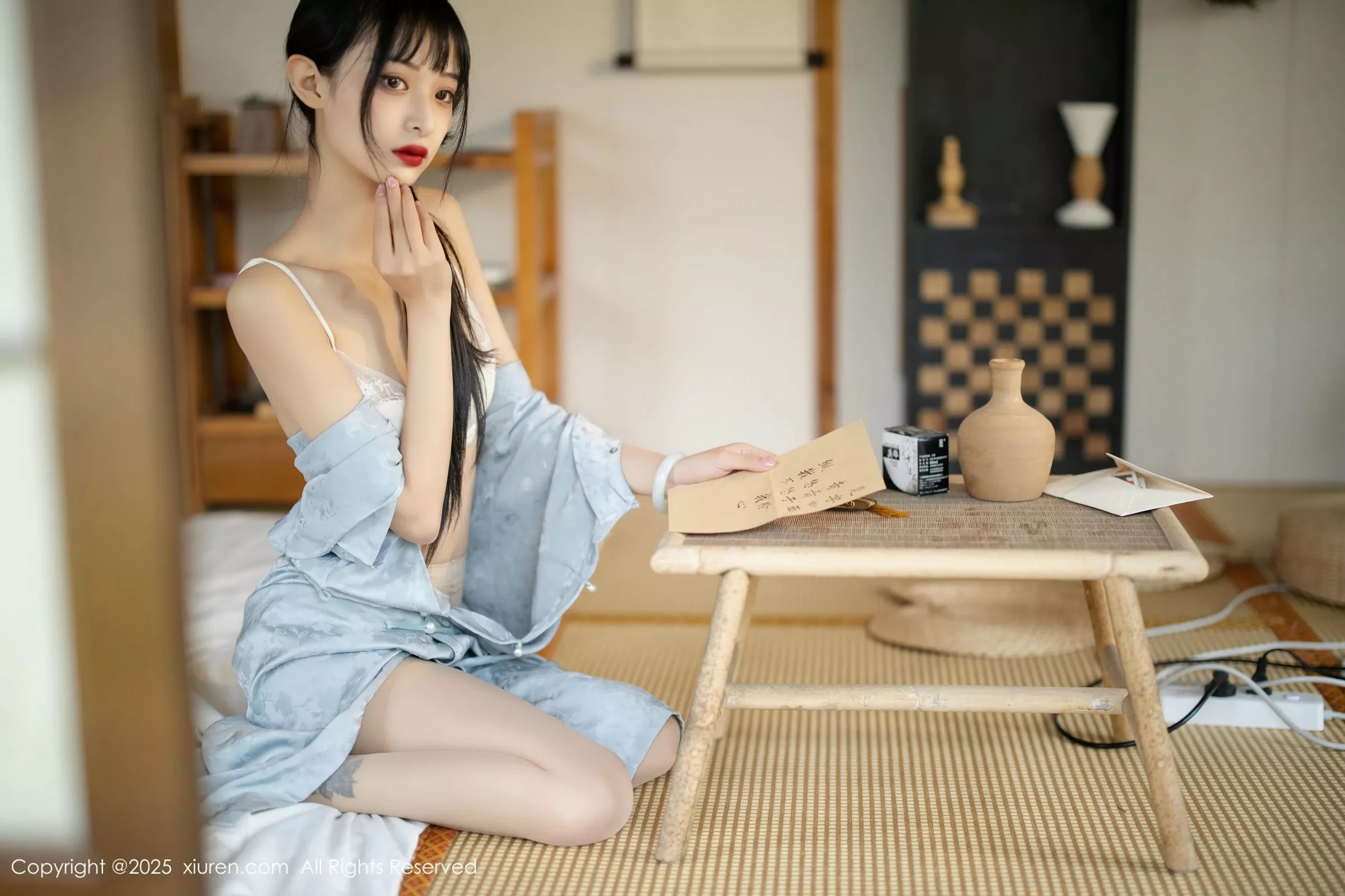  [XiuRen]高清写真图 2025.05.15 No.10278 茂木希子 日式旗袍第46张图片