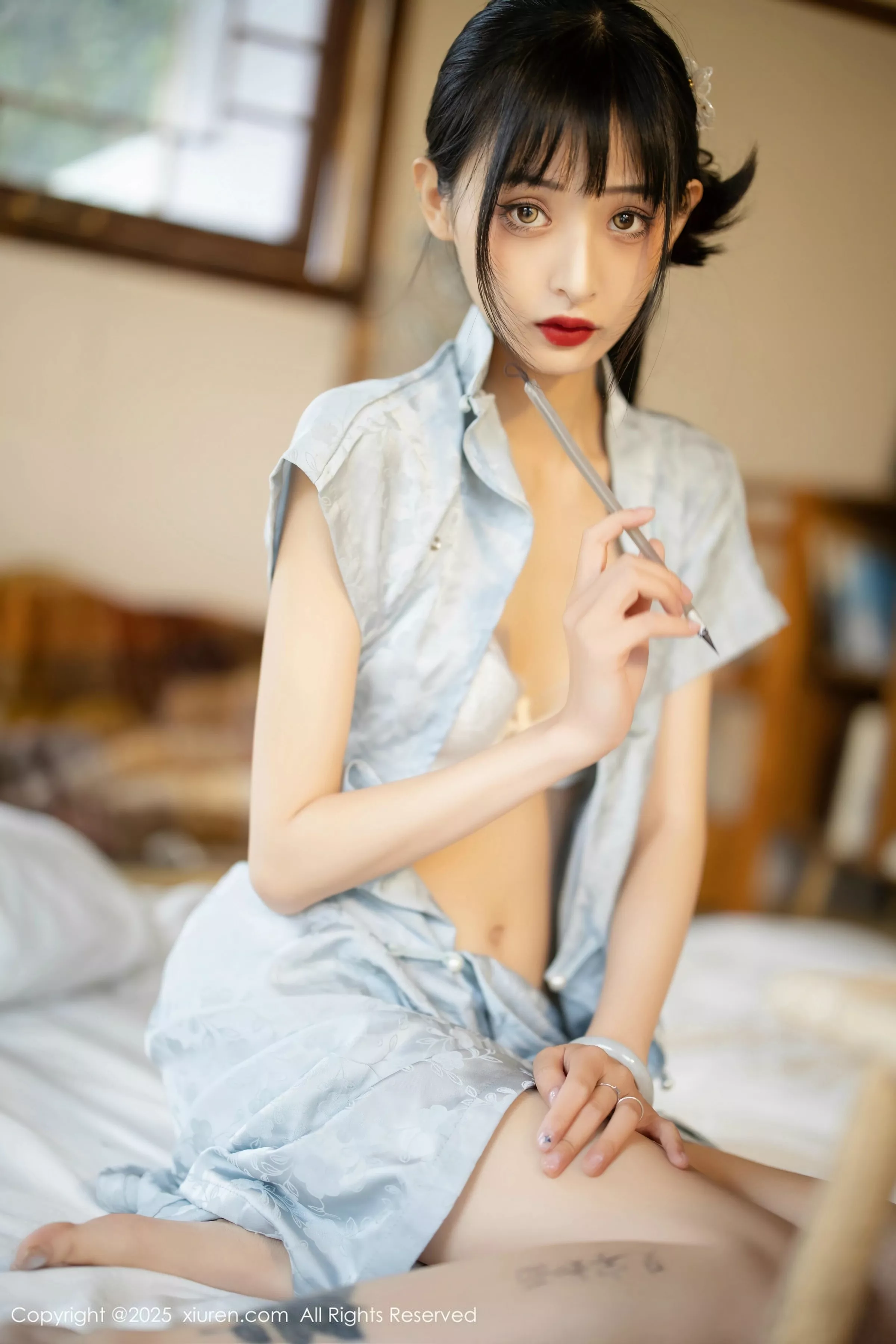   [XiuRen]高清写真图 2025.05.15 No.10278 茂木希子 日式旗袍第60张图片