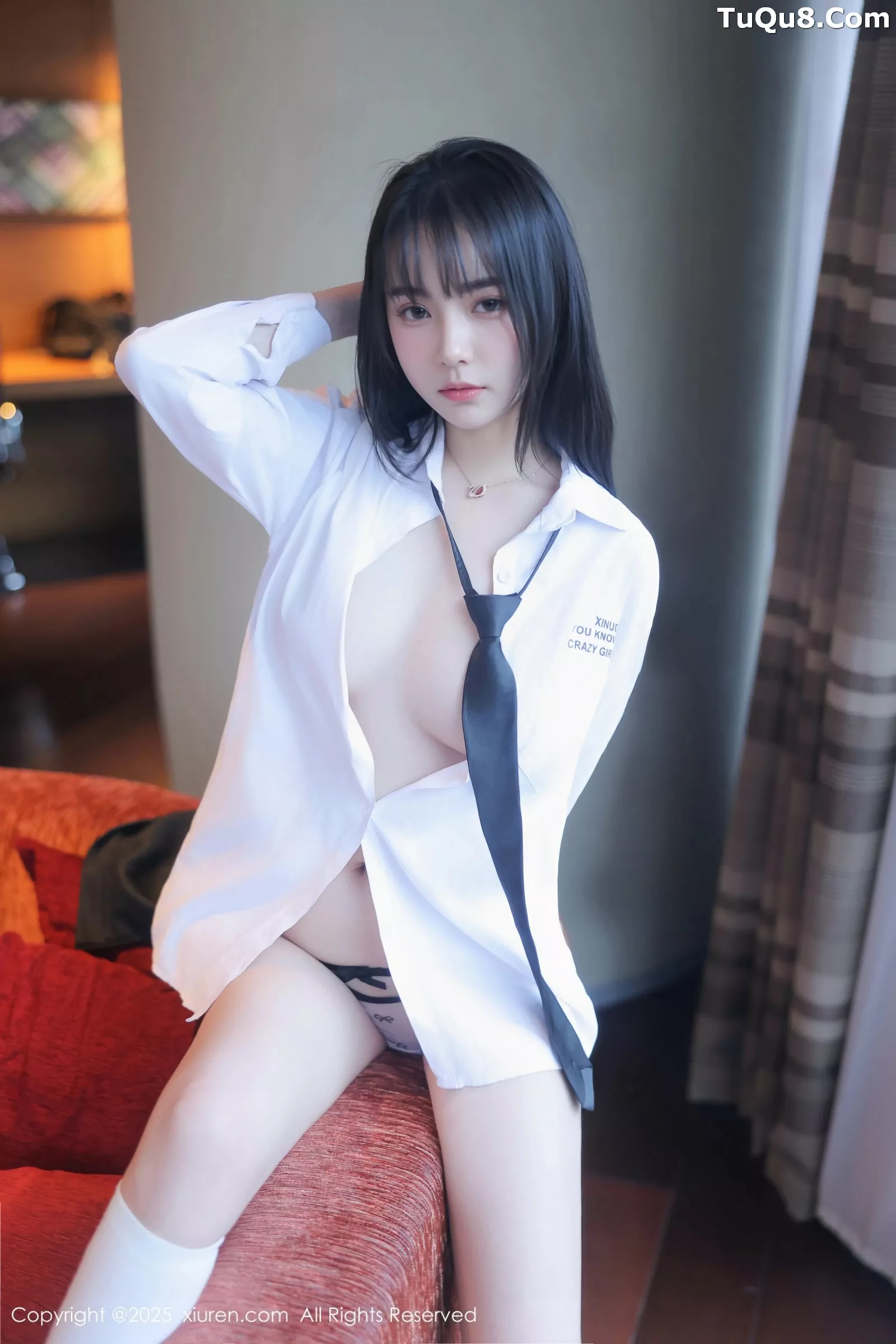   [XiuRen]高清写真图 2025.05.28 No.10335 软情 白色衬衫第15张图片