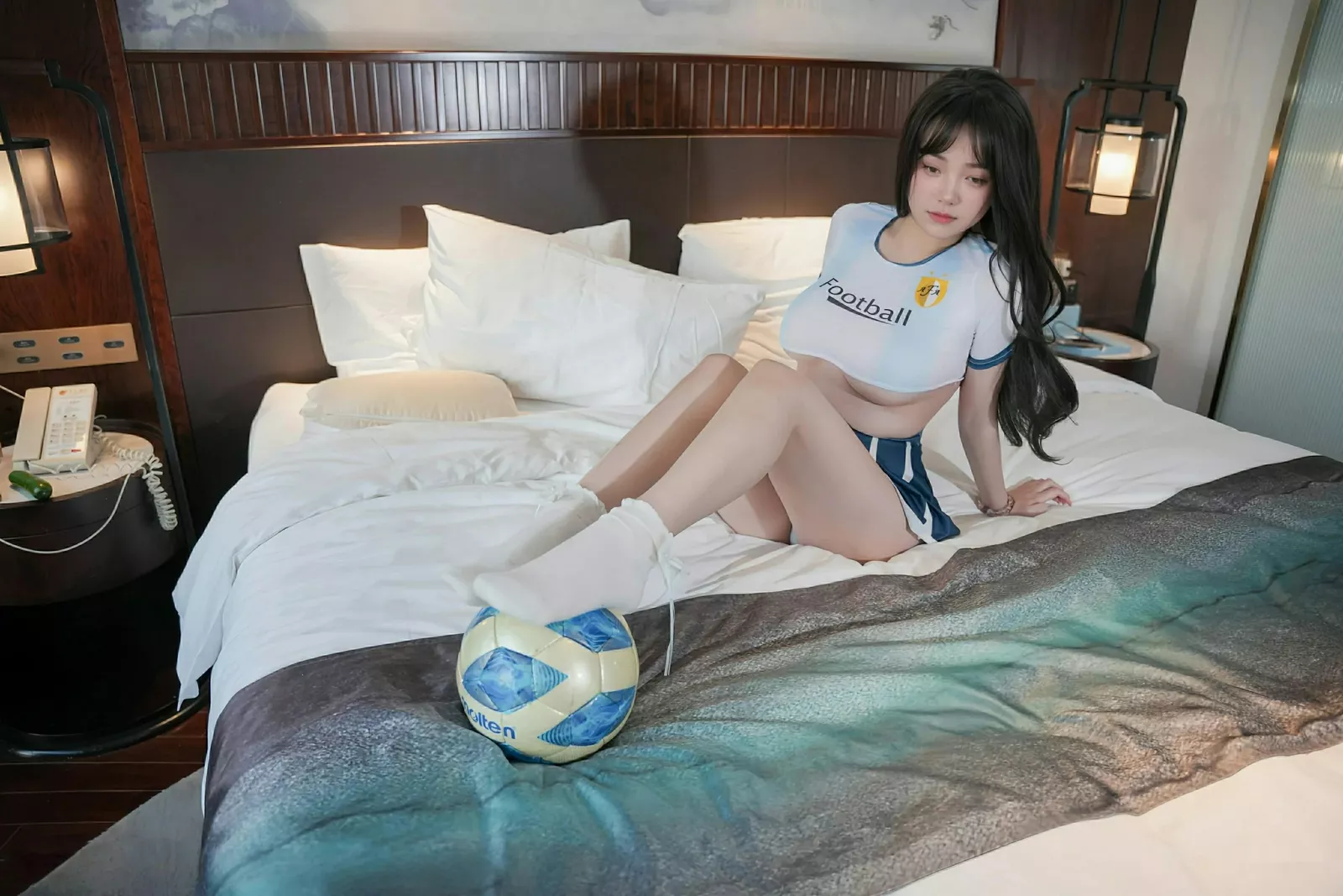   [XiuRen]高清写真图 2025.07.31 No.10606 软情 足球队服第43张图片