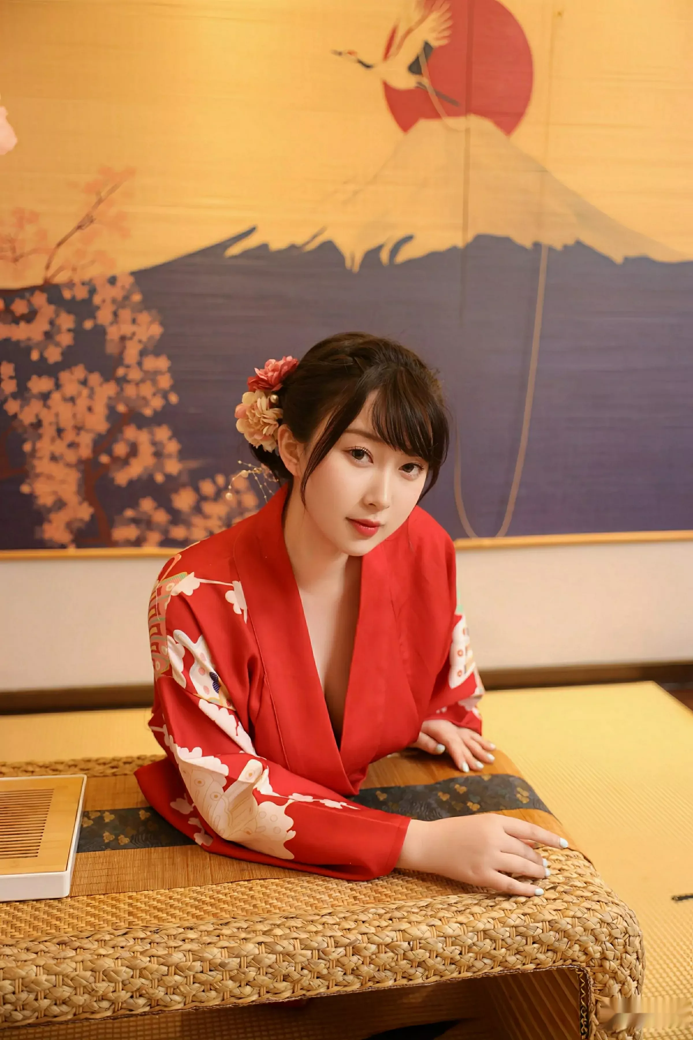   [XiuRen]高清写真图 2025.08.06 No.10624 李沁恩lrene 性感红色第12张图片