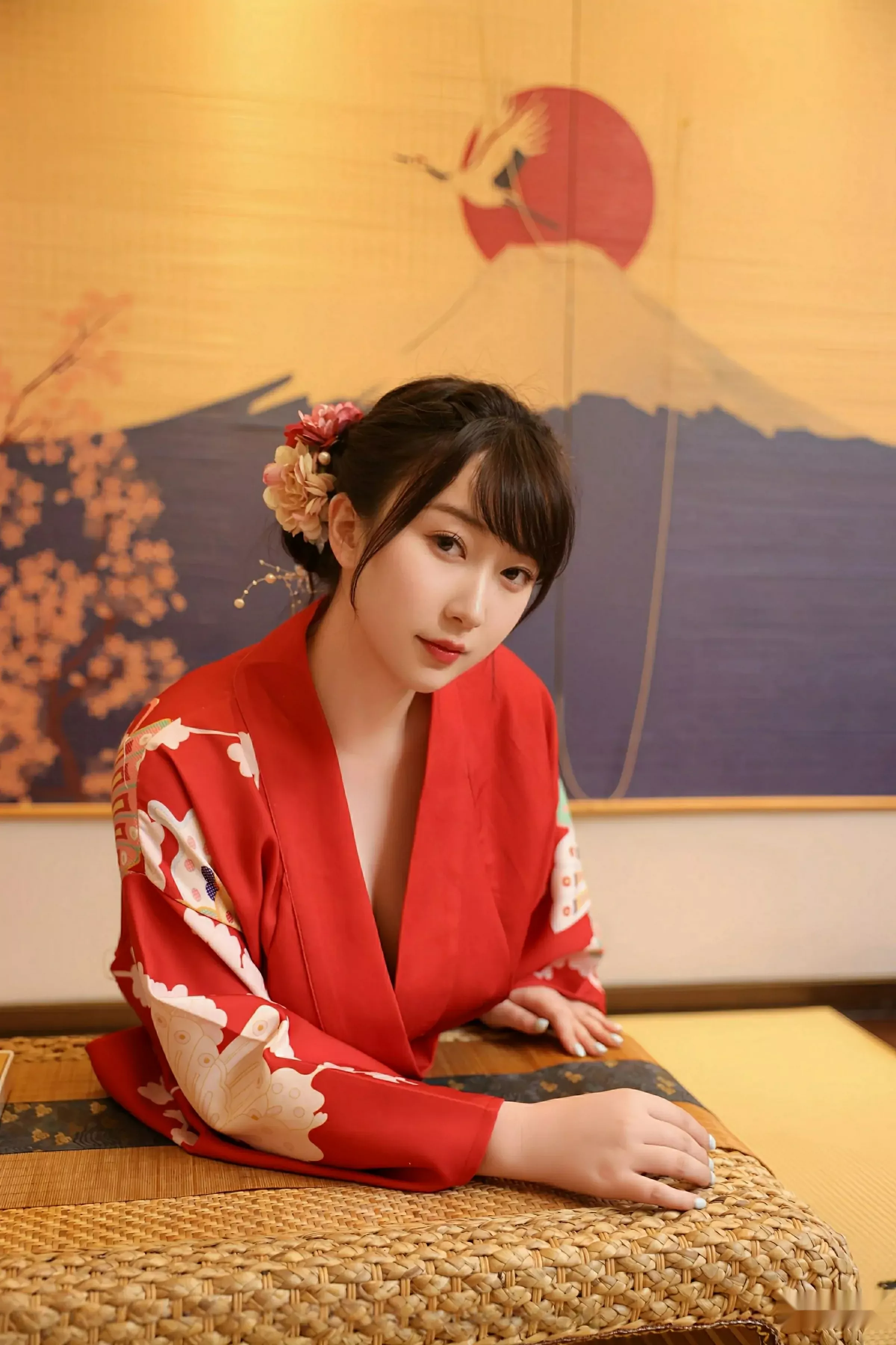   [XiuRen]高清写真图 2025.08.06 No.10624 李沁恩lrene 性感红色第17张图片
