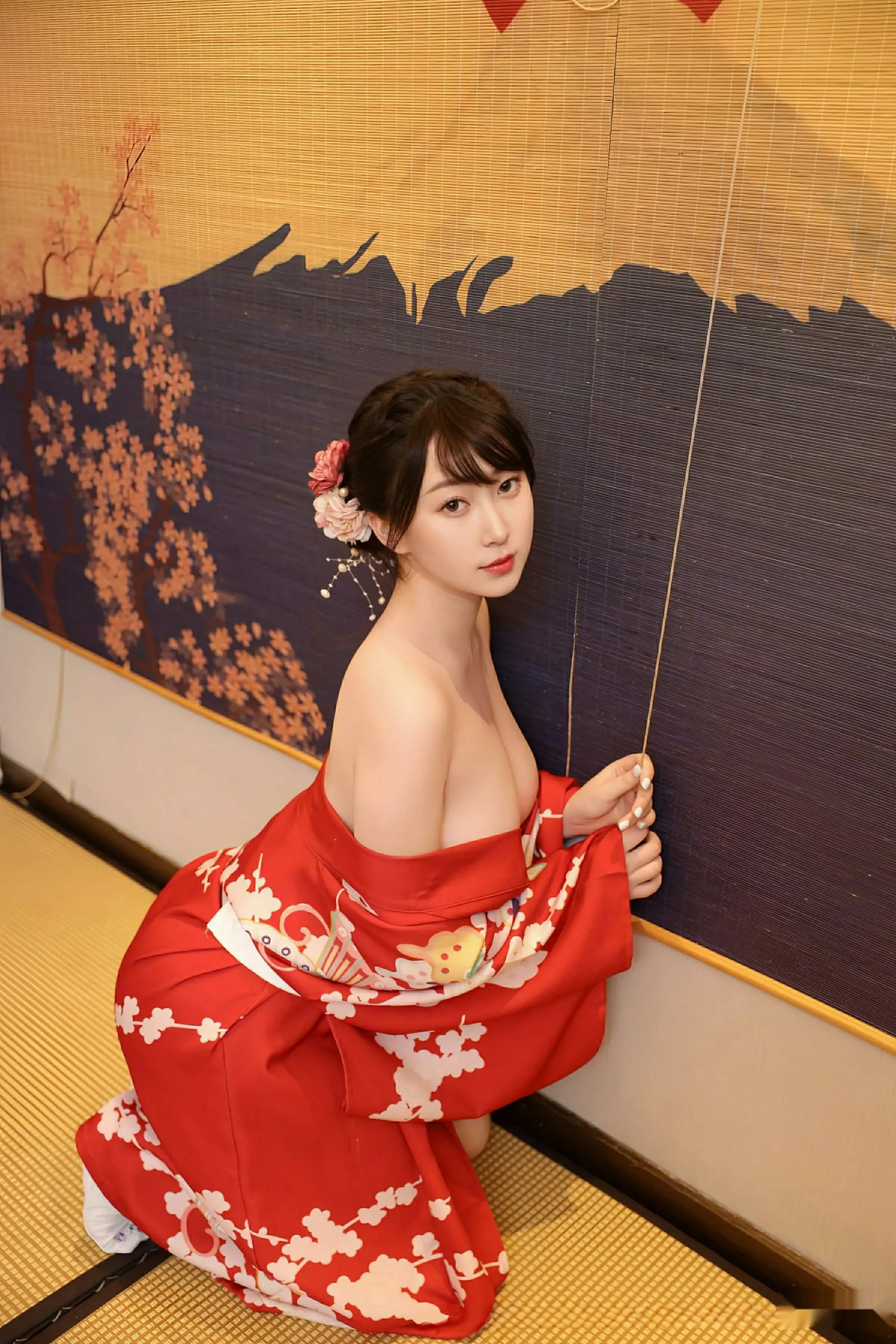   [XiuRen]高清写真图 2025.08.06 No.10624 李沁恩lrene 性感红色第30张图片