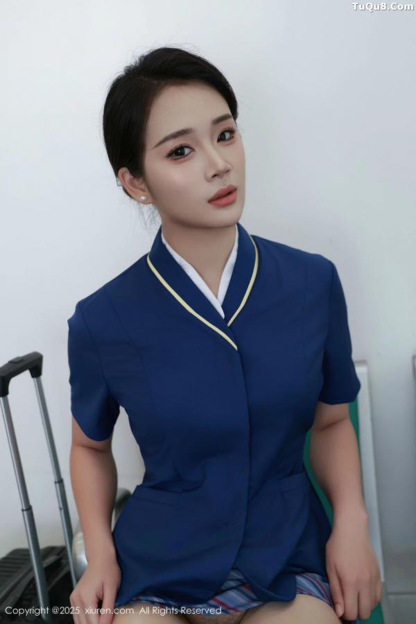   [XiuRen]高清写真图 2025.08.29 No.10708 南乔 空姐制服第12张图片