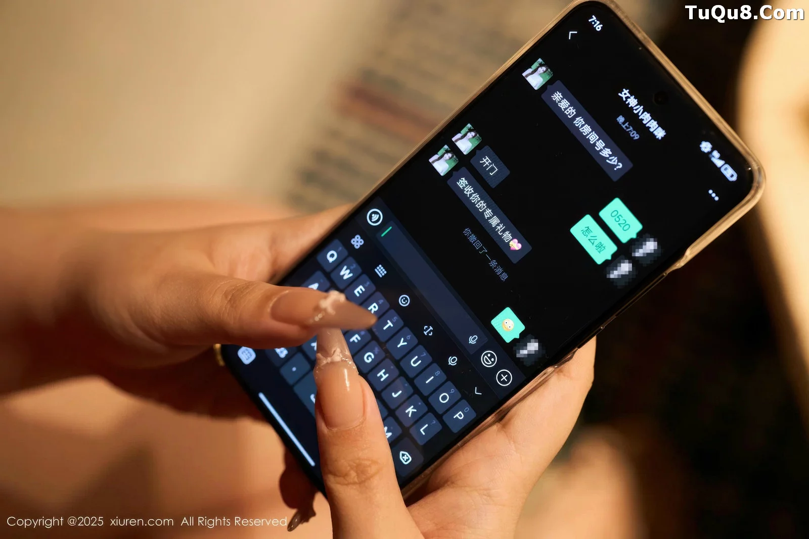   [XiuRen]高清写真图 2025.08.29 No.10705 小肉肉咪 白色情趣第1张图片