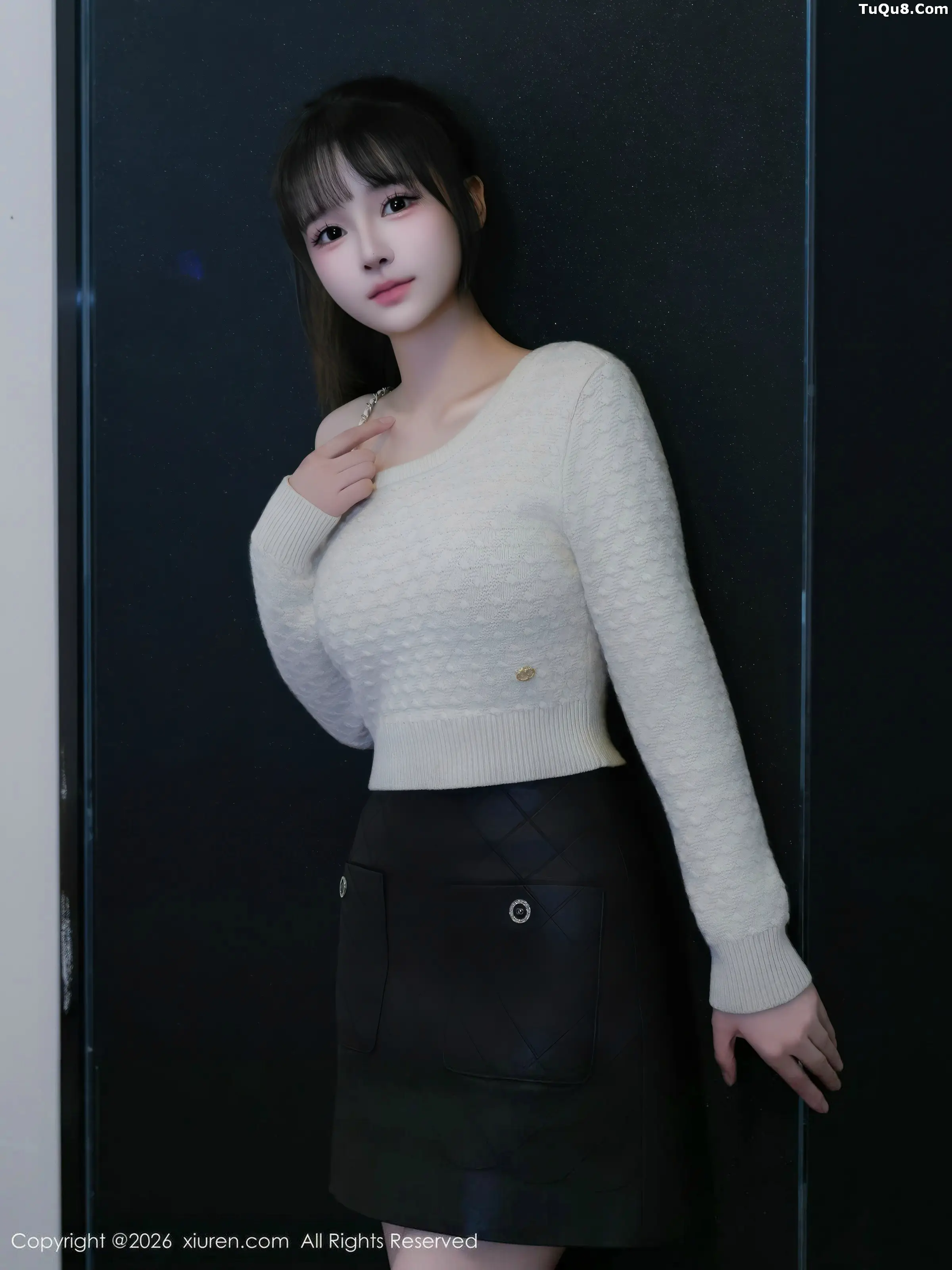   [XiuRen]高清写真图 2026.01.21 No.11254 沈蜜儿 性感白T第6张图片