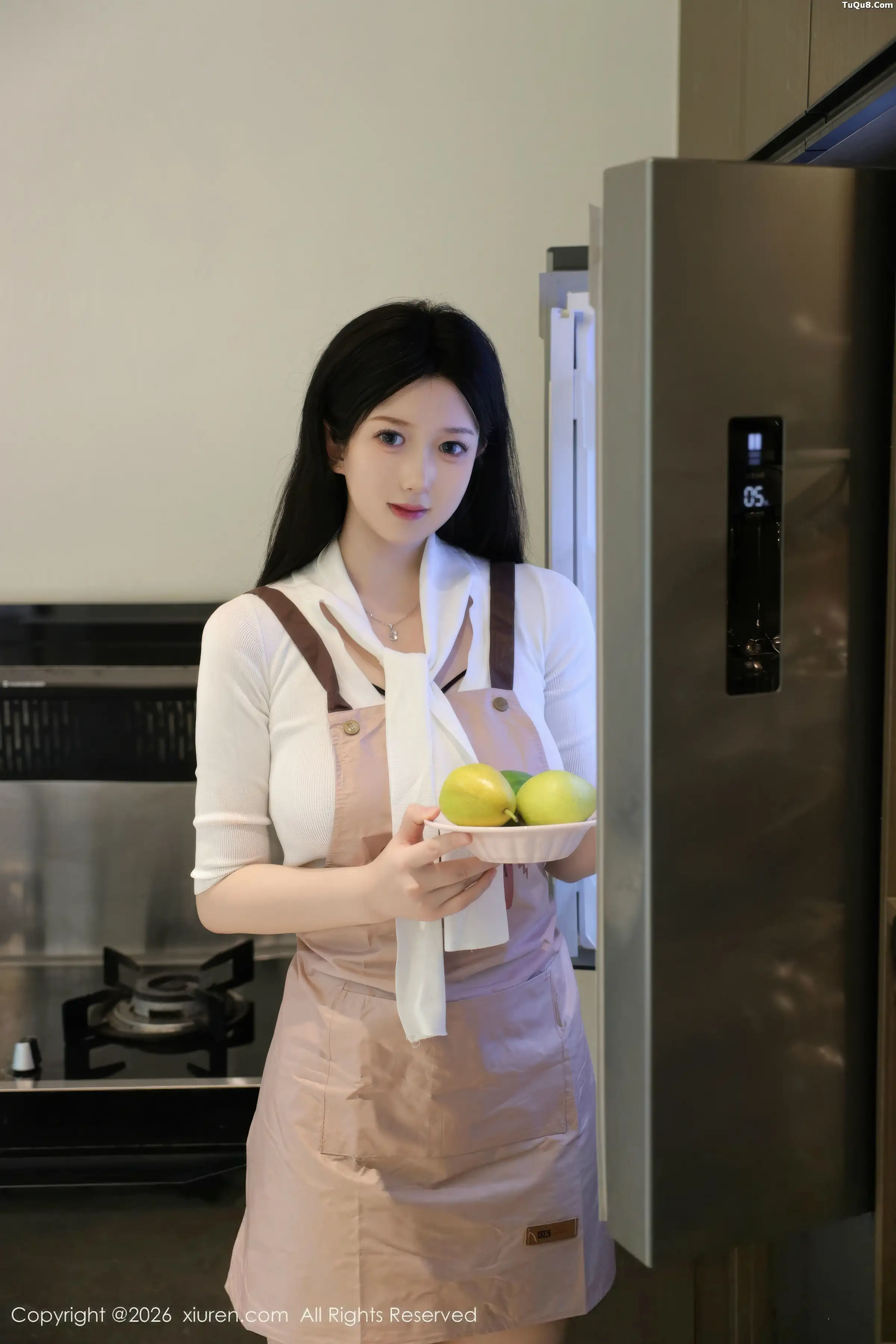   [XiuRen]高清写真图 2026.01.08 No.11207 奶思兔 黑色情趣内衣第9张图片