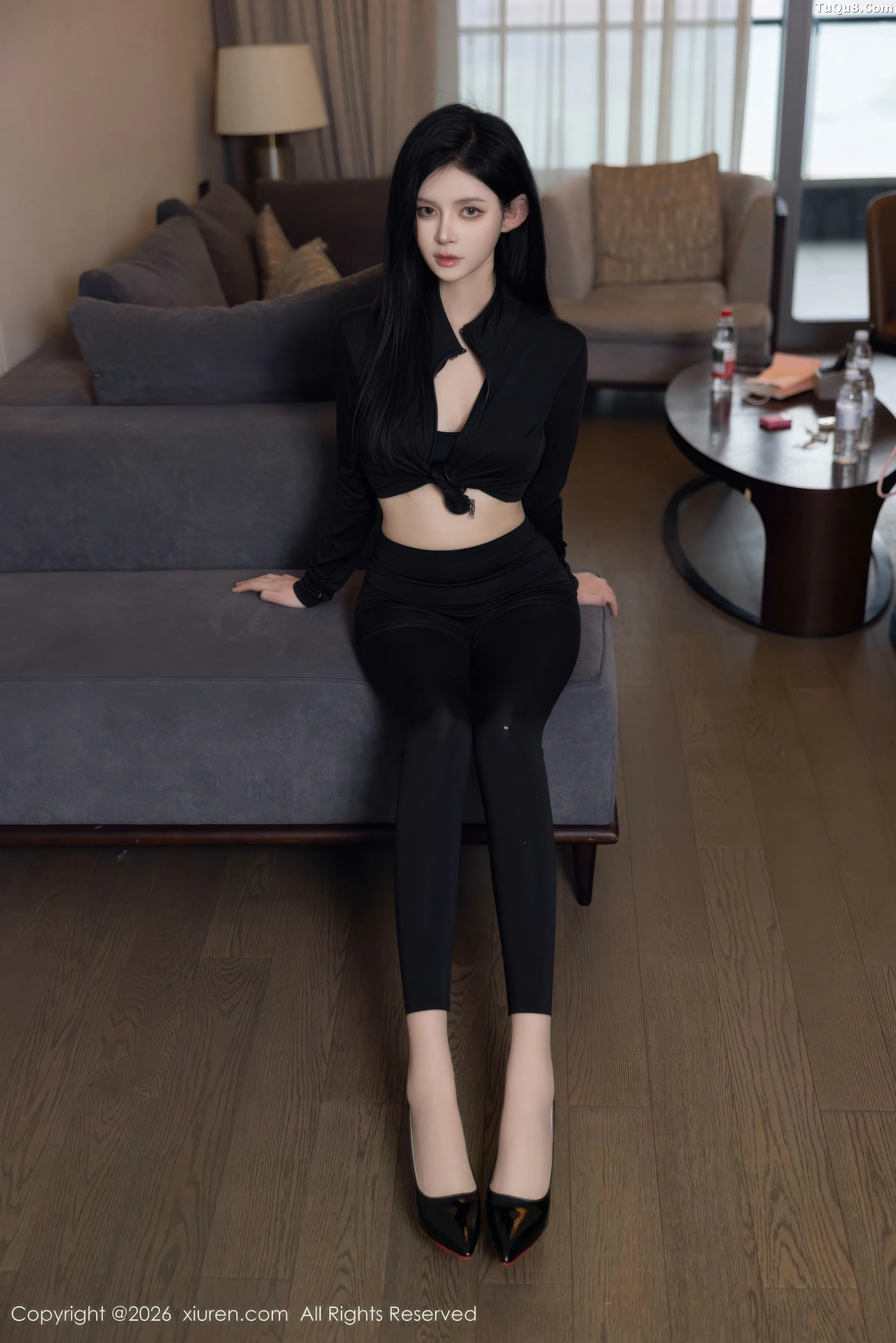   [XiuRen]高清写真图 2026.01.28 No.11283 沈如斯 黑色情趣服饰第9张图片