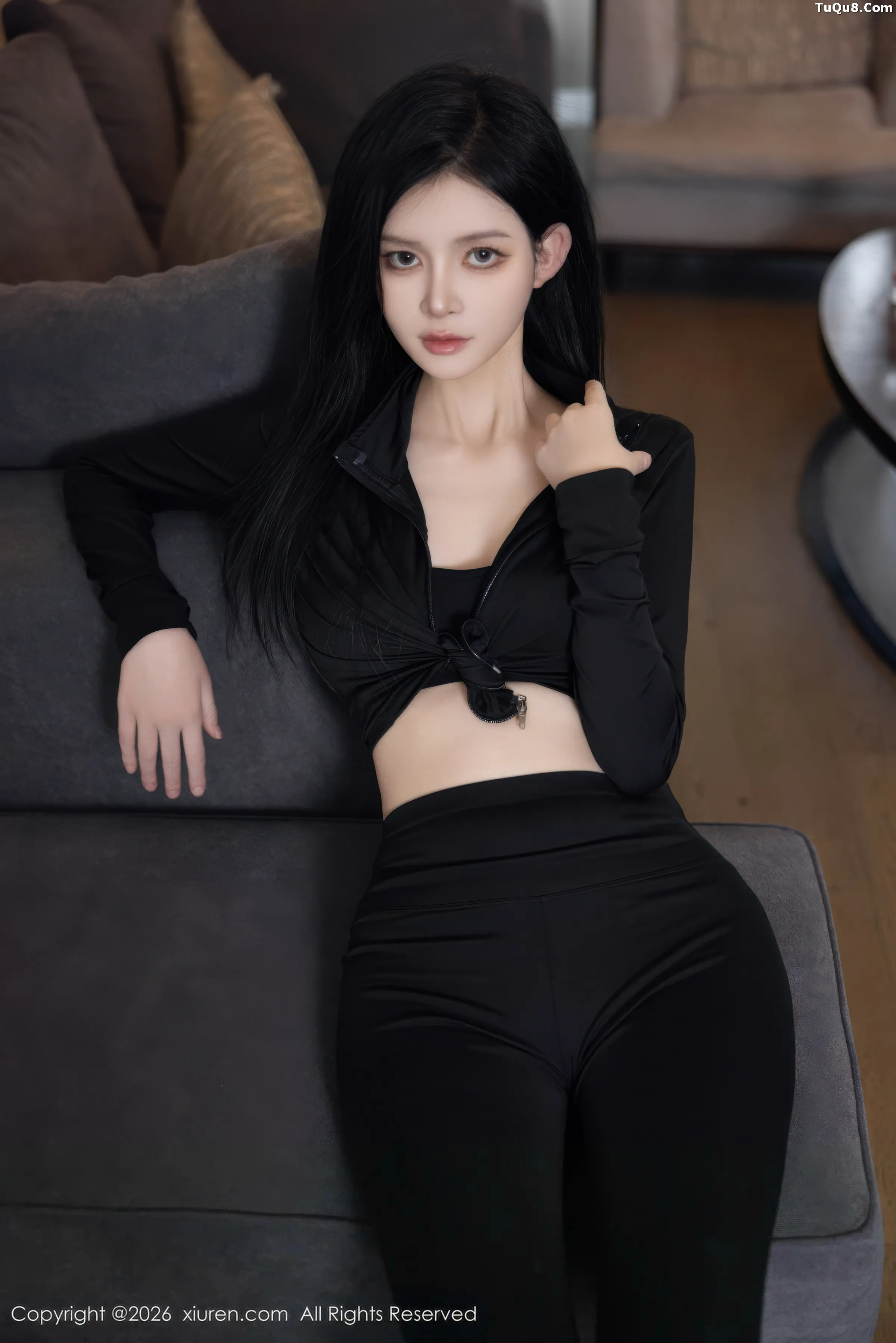   [XiuRen]高清写真图 2026.01.28 No.11283 沈如斯 黑色情趣服饰第10张图片