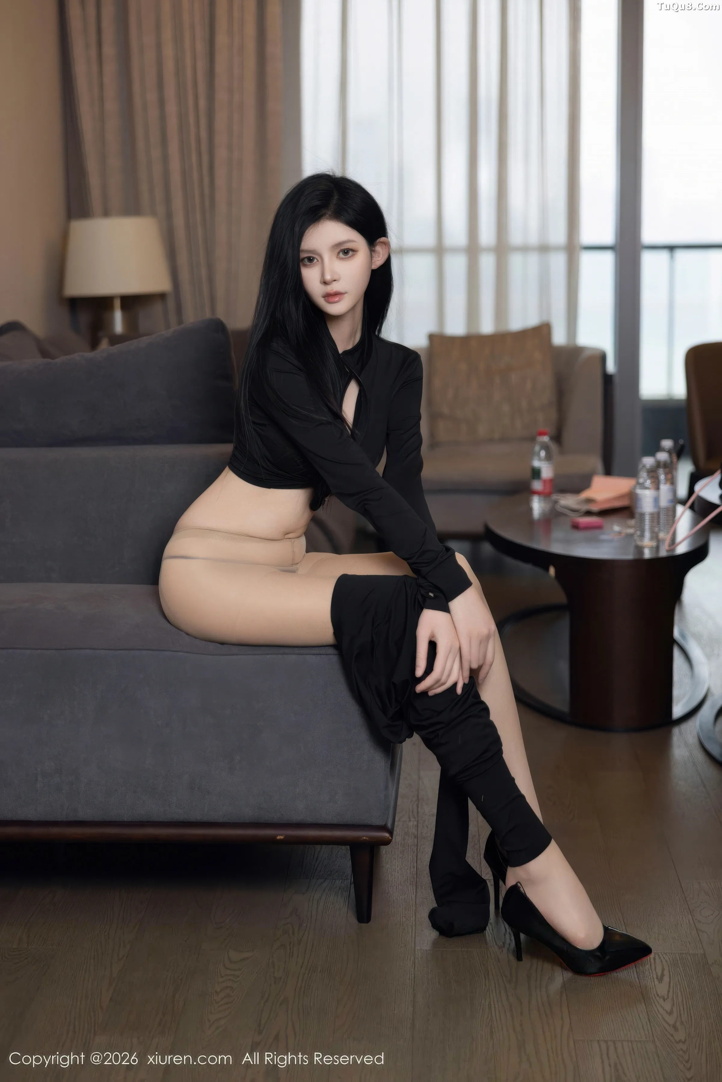   [XiuRen]高清写真图 2026.01.28 No.11283 沈如斯 黑色情趣服饰第21张图片