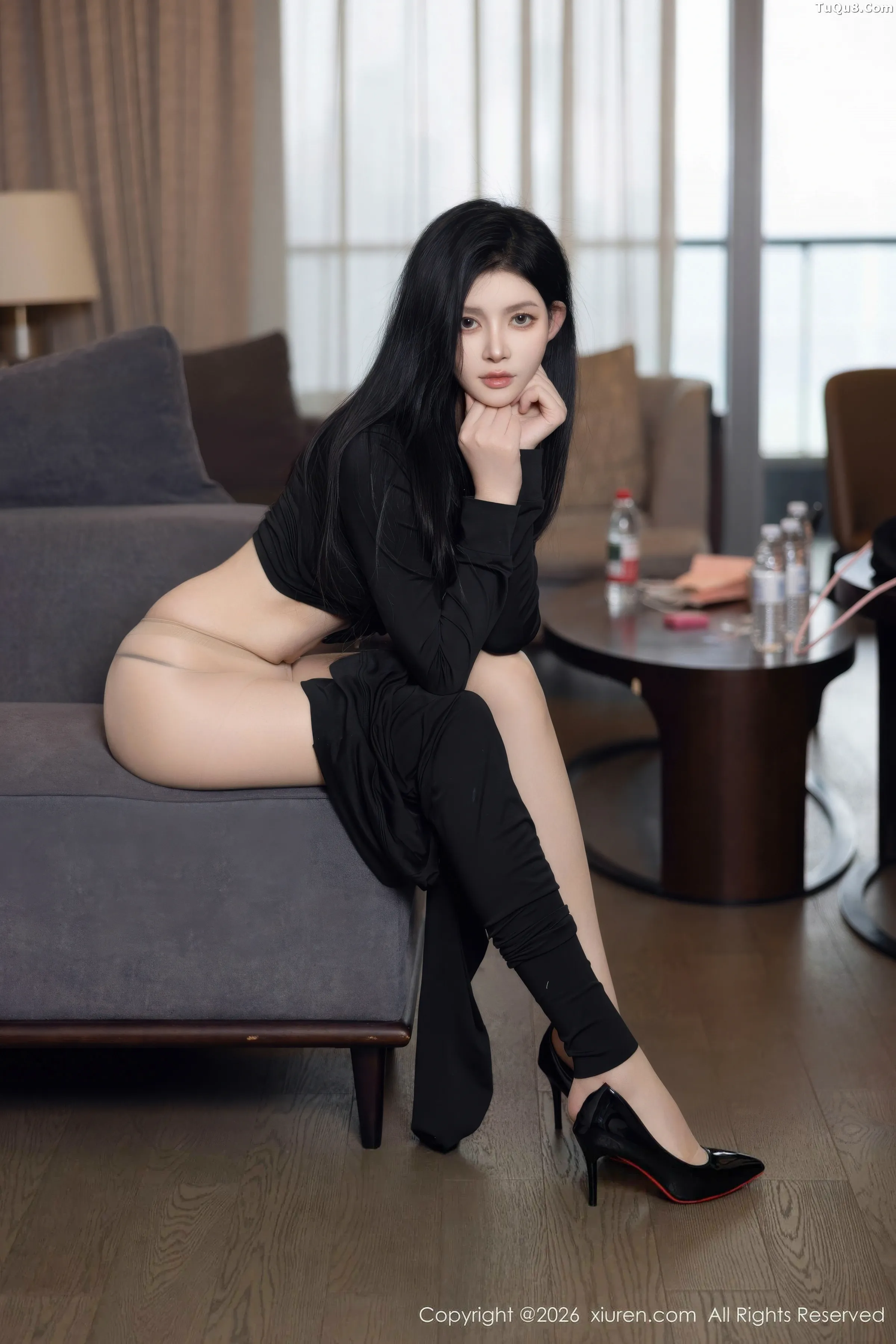   [XiuRen]高清写真图 2026.01.28 No.11283 沈如斯 黑色情趣服饰第22张图片
