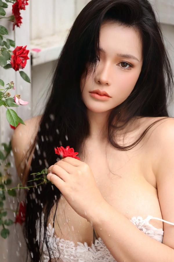   娜比 - 火辣性感冷艳女神毛绒外套热裤时尚写真 [181P]第26张图片