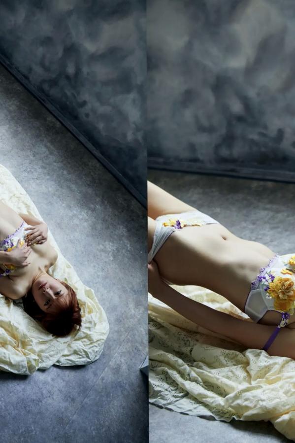   清水楓 - Claris [45P] 黑白黑丝私房内衣性感写真第10张图片