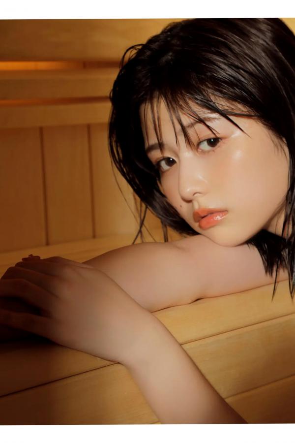   冴木柚葉 - ゆずサウナ 桑拿房白色比基尼湿身诱惑写真 [66P]第18张图片
