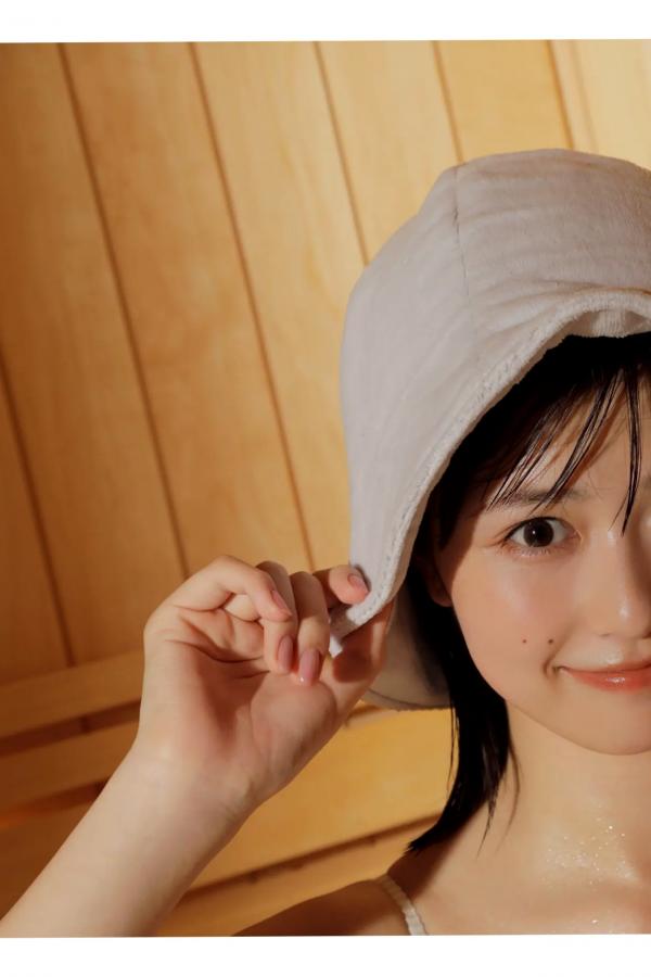   冴木柚葉 - ゆずサウナ 桑拿房白色比基尼湿身诱惑写真 [66P]第24张图片