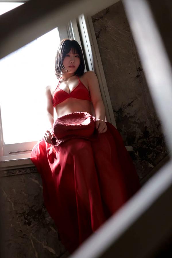   芳賀礼 - キラメキの証明 [91P] 日系清纯美少女红色比基尼性感私房写真第54张图片