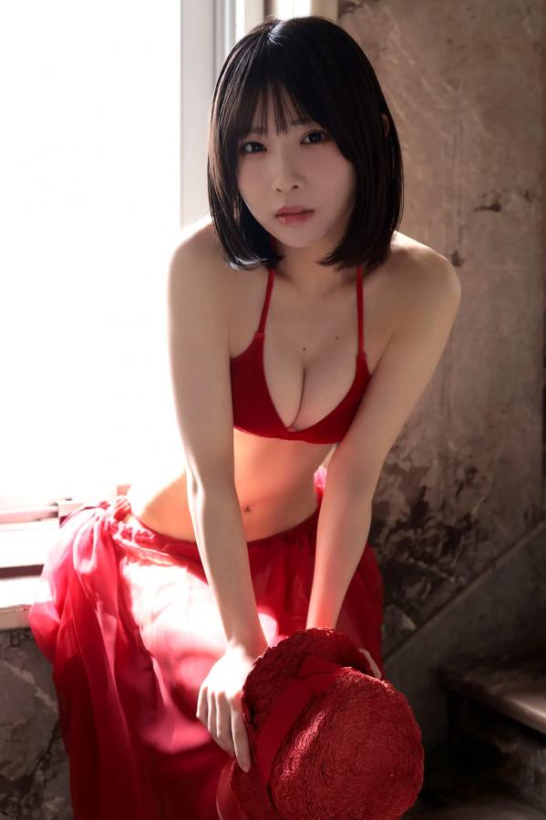   芳賀礼 - キラメキの証明 [91P] 日系清纯美少女红色比基尼性感私房写真第55张图片