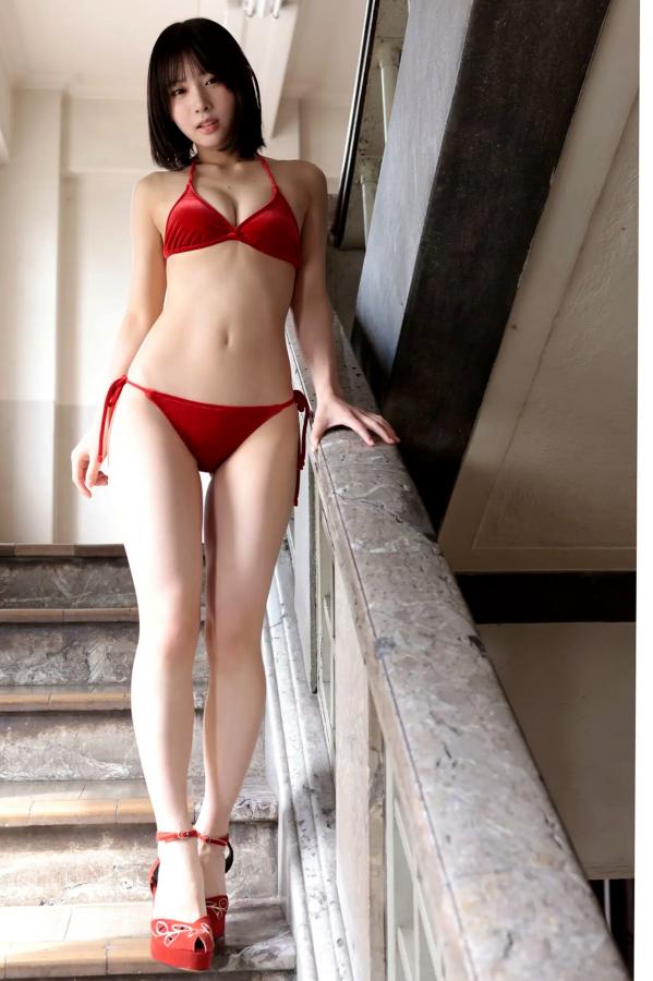   芳賀礼 - キラメキの証明 [91P] 日系清纯美少女红色比基尼性感私房写真第58张图片