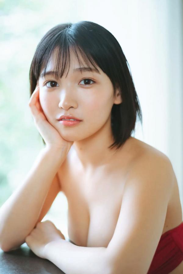   紀内乃秋 - 秘密の鍵 [56P] 日本清纯童颜美少女红色比基尼家居私房写真第4张图片