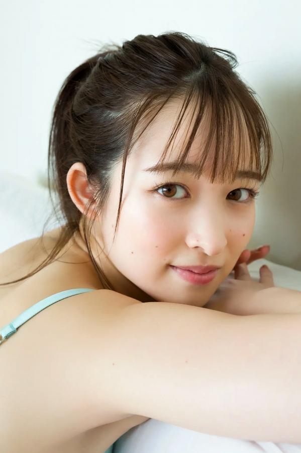  海津雪乃《Growing, glowing...》阳台蓝色比基尼清新私房写真 [53P]第35张图片
