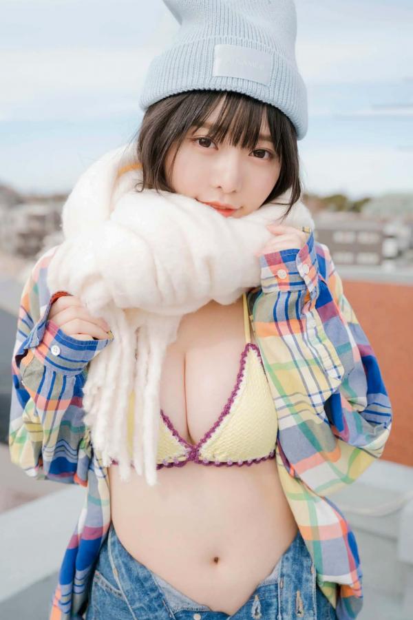    《高鶴桃羽 - ももはのワルツ [60P]》日本清纯女神浴室湿身与性感家居私房写真第5张图片