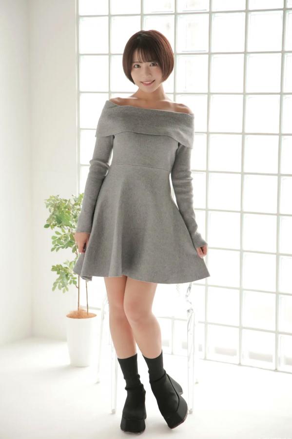   [LOVEPOP] Moeka Sasaki 佐々木萌香 Photoset 71 [91P] 灰色露肩针织裙私房写真第6张图片