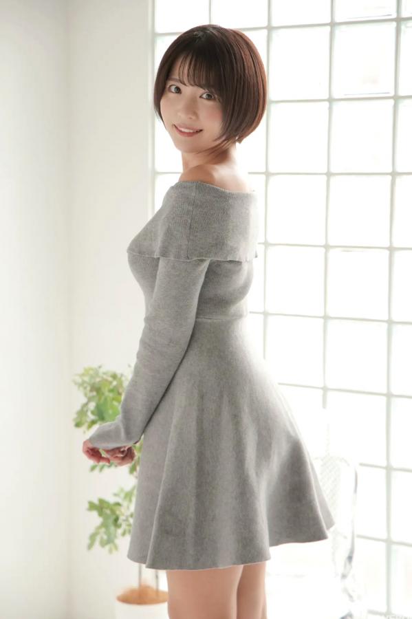   [LOVEPOP] Moeka Sasaki 佐々木萌香 Photoset 71 [91P] 灰色露肩针织裙私房写真第10张图片