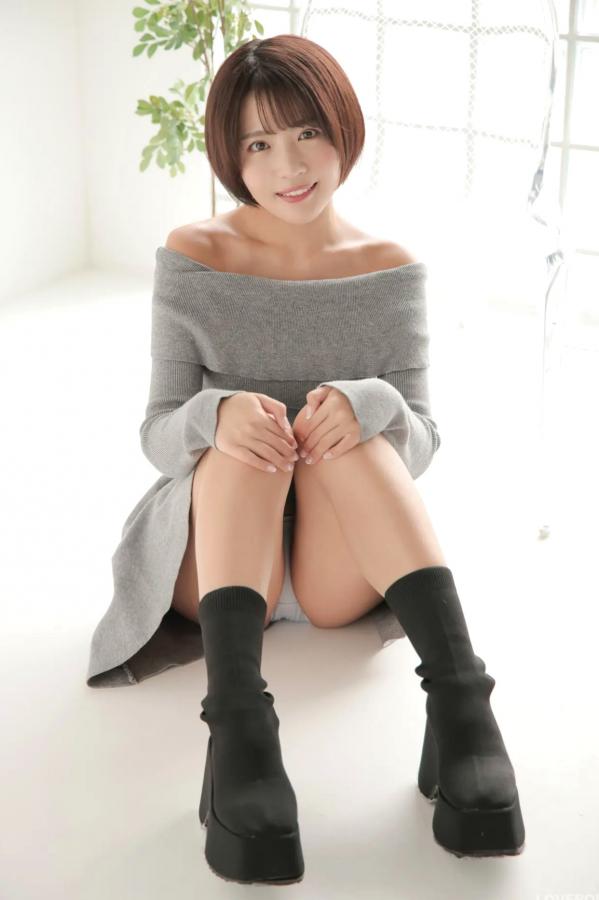   [LOVEPOP] Moeka Sasaki 佐々木萌香 Photoset 71 [91P] 灰色露肩针织裙私房写真第23张图片
