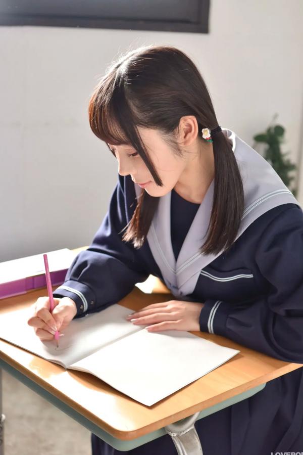   [LOVEPOP] Kotori Kazame 風愛ことり Photoset 04 [99P] 日系JK水手服黑丝清纯校服写真第18张图片