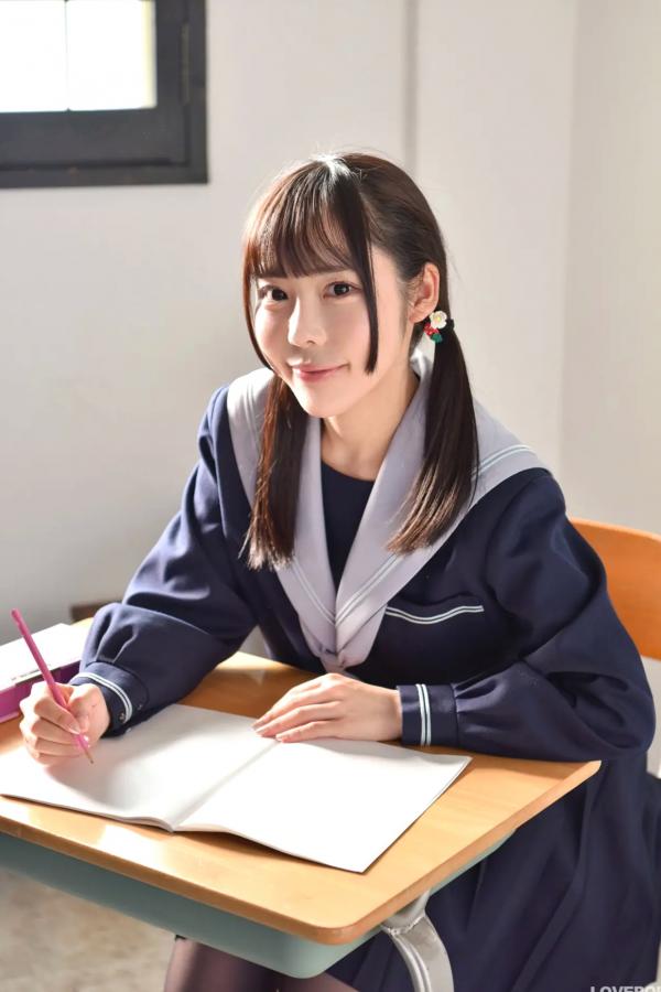   [LOVEPOP] Kotori Kazame 風愛ことり Photoset 04 [99P] 日系JK水手服黑丝清纯校服写真第25张图片