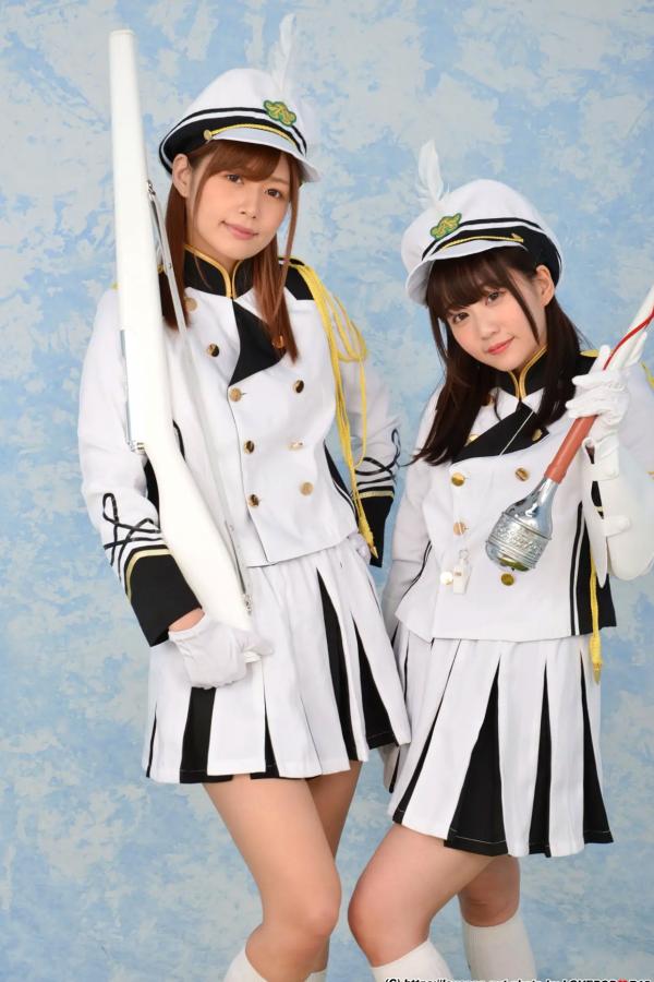   [LOVEPOP] Hikaru Konno 紺野ひかる & Yuri Shinomiya 篠宮ゆり Photoset 03 [106P] 仪仗队制服角色扮演性感写真第2张图片
