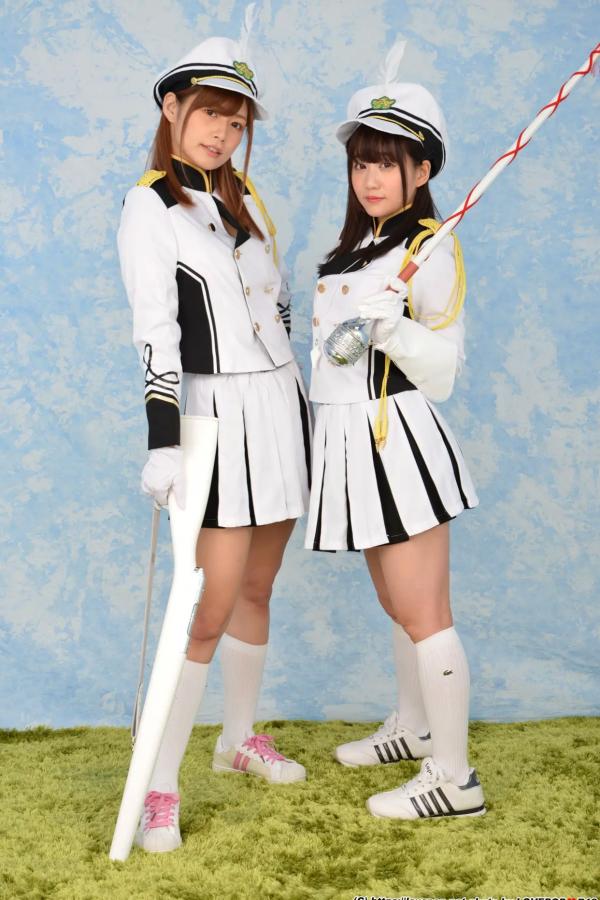   [LOVEPOP] Hikaru Konno 紺野ひかる & Yuri Shinomiya 篠宮ゆり Photoset 03 [106P] 仪仗队制服角色扮演性感写真第4张图片