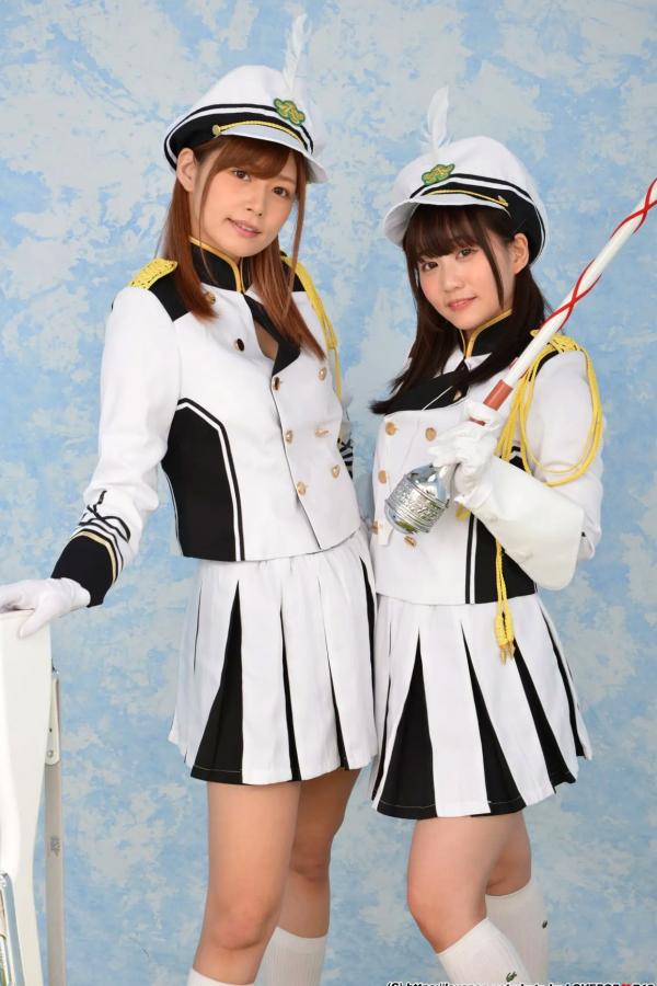   [LOVEPOP] Hikaru Konno 紺野ひかる & Yuri Shinomiya 篠宮ゆり Photoset 03 [106P] 仪仗队制服角色扮演性感写真第5张图片