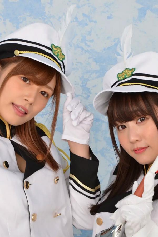   [LOVEPOP] Hikaru Konno 紺野ひかる & Yuri Shinomiya 篠宮ゆり Photoset 03 [106P] 仪仗队制服角色扮演性感写真第6张图片