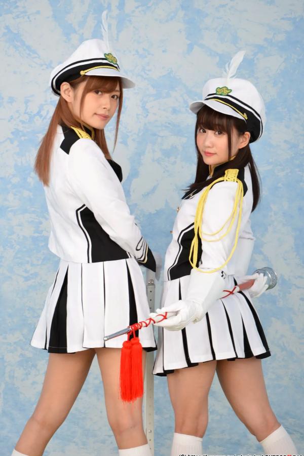   [LOVEPOP] Hikaru Konno 紺野ひかる & Yuri Shinomiya 篠宮ゆり Photoset 03 [106P] 仪仗队制服角色扮演性感写真第11张图片