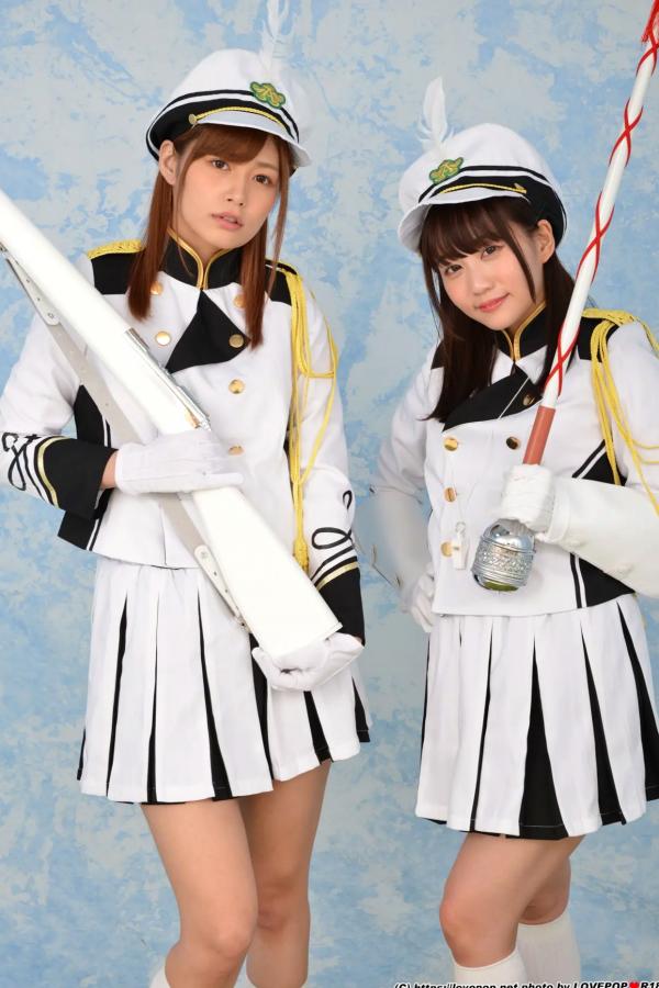   [LOVEPOP] Hikaru Konno 紺野ひかる & Yuri Shinomiya 篠宮ゆり Photoset 03 [106P] 仪仗队制服角色扮演性感写真第14张图片