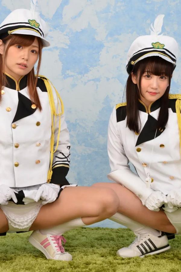   [LOVEPOP] Hikaru Konno 紺野ひかる & Yuri Shinomiya 篠宮ゆり Photoset 03 [106P] 仪仗队制服角色扮演性感写真第21张图片