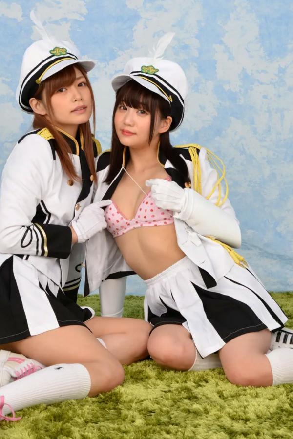  [LOVEPOP] Hikaru Konno 紺野ひかる & Yuri Shinomiya 篠宮ゆり Photoset 03 [106P] 仪仗队制服角色扮演性感写真第48张图片