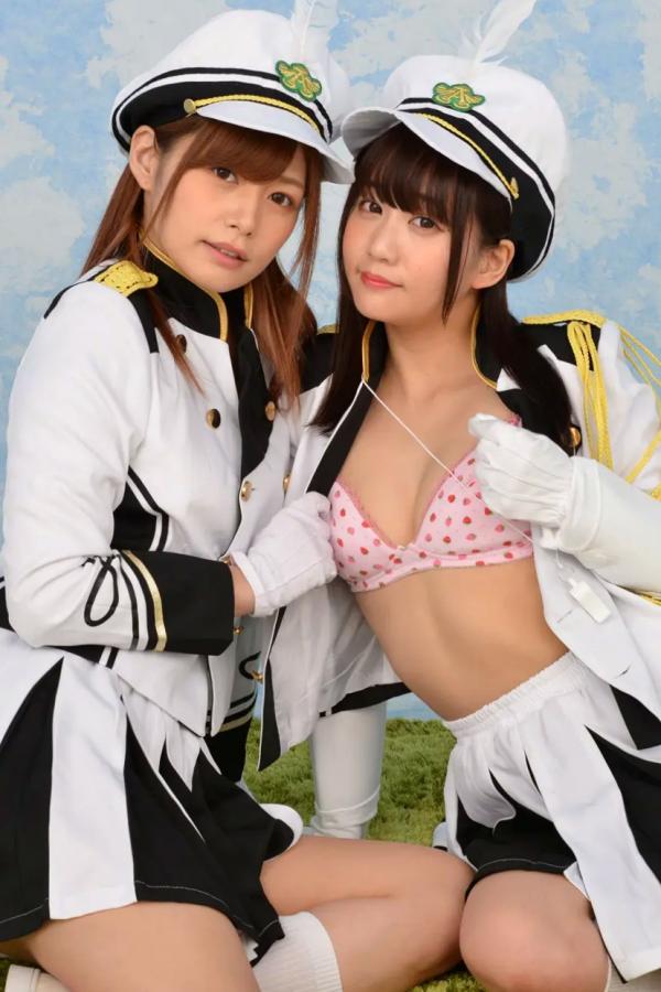   [LOVEPOP] Hikaru Konno 紺野ひかる & Yuri Shinomiya 篠宮ゆり Photoset 03 [106P] 仪仗队制服角色扮演性感写真第49张图片