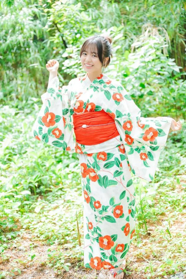   加藤綾乃 - なつやすみ！和服与浅色比基尼清新夏日写真 [54P]第6张图片