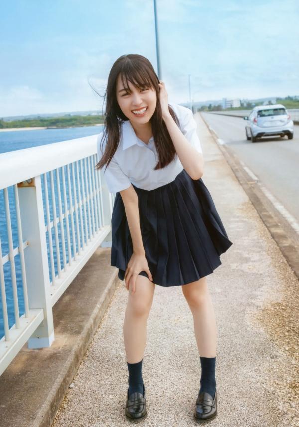    賀喜遥香 - まっさら [117P] 纯白比基尼海滩度假与都市清新街拍写真第19张图片