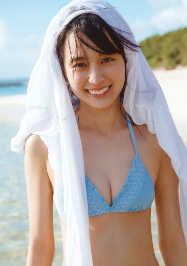    賀喜遥香 - まっさら [117P] 纯白比基尼海滩度假与都市清新街拍写真第36张图片