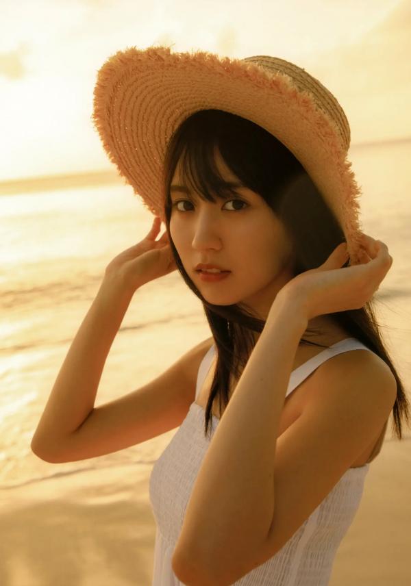   賀喜遥香 - まっさら [117P] 纯白比基尼海滩度假与都市清新街拍写真第72张图片