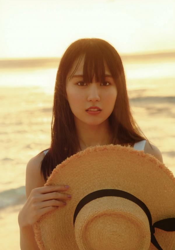    賀喜遥香 - まっさら [117P] 纯白比基尼海滩度假与都市清新街拍写真第74张图片
